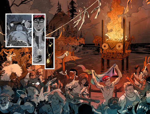 Illustration for article titled Euthanauts #1 is a mesmerizing, disorienting journey into the afterlife